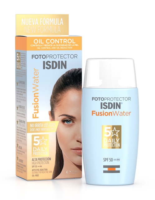 Protector solar FPS 50+ Fusion Water Isdin 50 ml