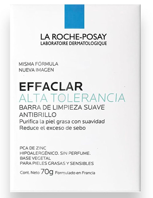 Jabón facial Barra de Limpieza Suave Antibrillo Effaclar La Roche Posay