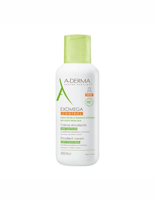 Crema para cuerpo recomendada para hidratar día y noche Aderma Exomega Control para piel seca y sensible