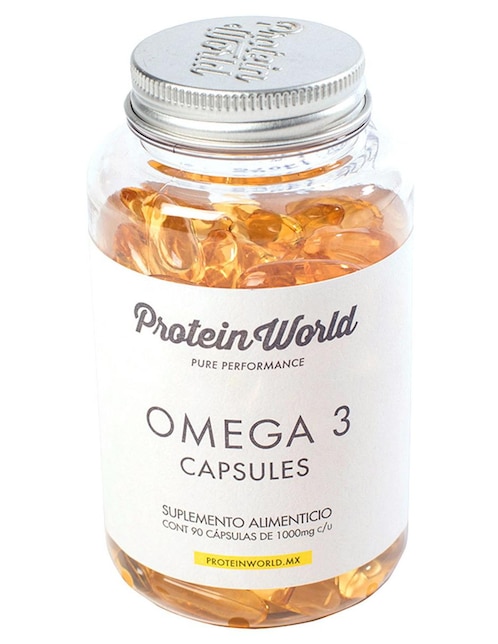 Suplemento alimenticio Protein World Omega 3 90 cápsulas