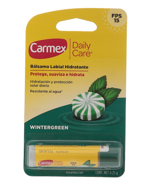 Bálsamo labial Carmex aroma menta de 4.2 g