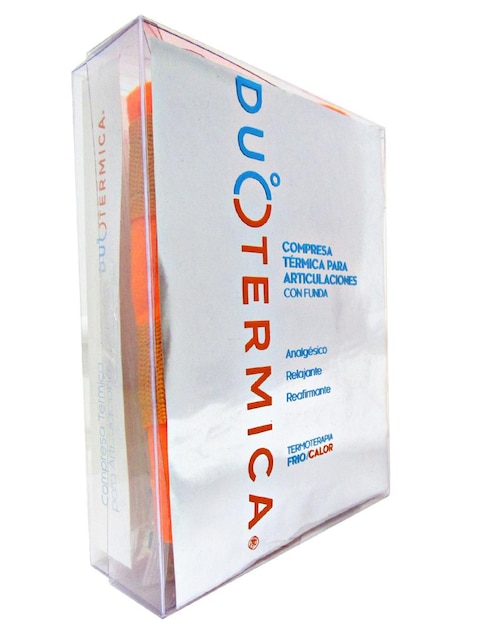 Compresa térmica Diuotermica naranja brillante