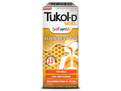 Imagen de producto Jarabe para tos Tukol-D Miel Infantil