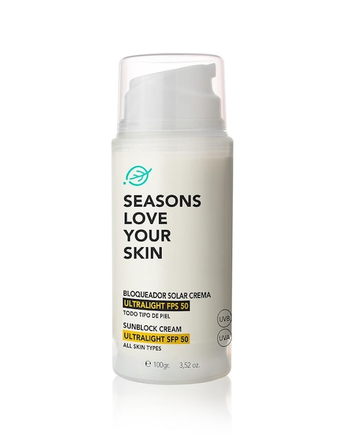 Bloqueador solar FPS 50 Love Your Skin Seasons Ultralight 100 g