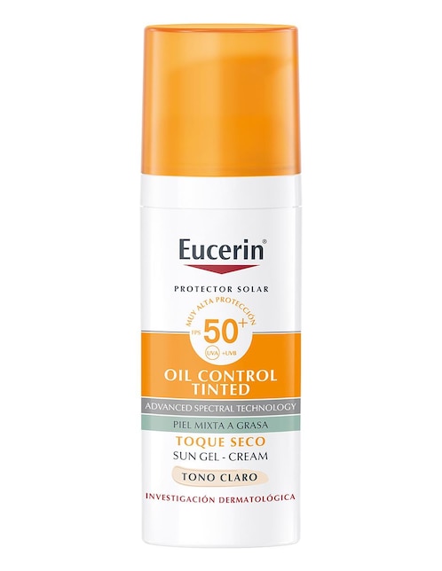 Protector solar FPS 50+ Oil Control Tinted Eucerin Toque Seco 50 ml