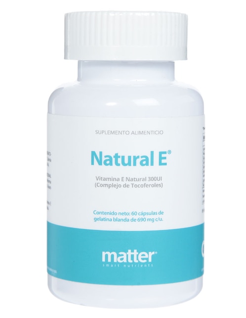 Vitamina E Natural 300UI (complejo de tocoferoles) cápsulas 1