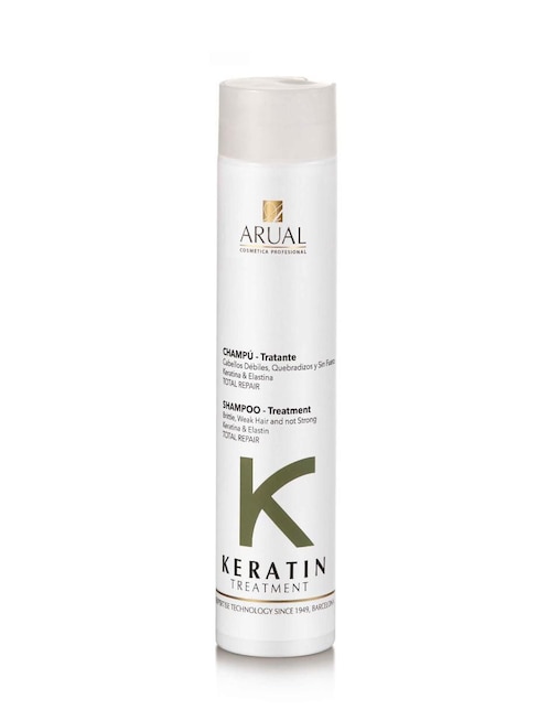 Shampoo anticaída para cabello Keratin Arual Tratamiento