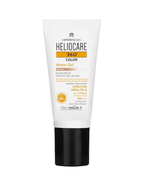 Protector solar FPS 50+ Water Gel Heliocare 360° Color 50 ml