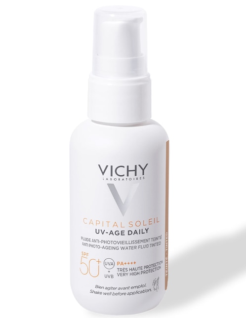 Protector solar FPS 50+ UV-AGE tinted Vichy Capital Soleil 40 ml