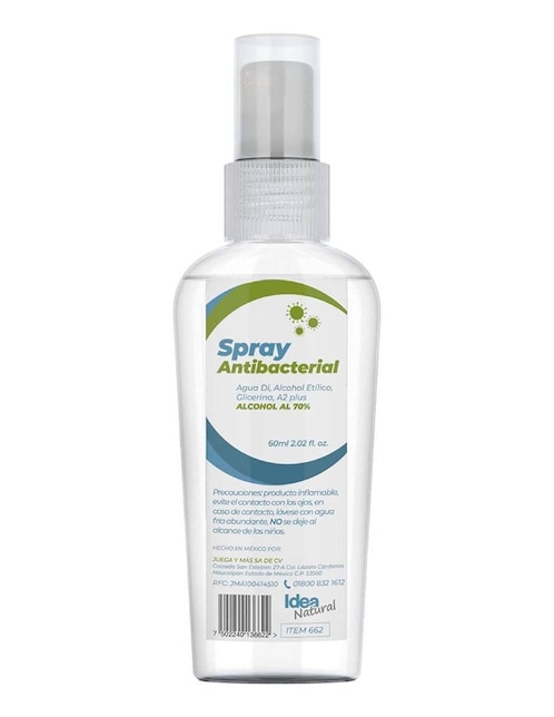 Spray Antibacterial Idea Natura 60 ml