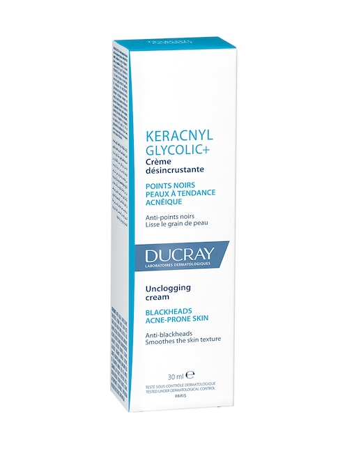 Crema facial recomendada para acné día y noche Ducray para piel grasa