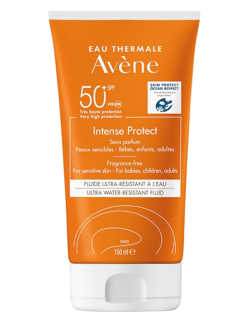 Protector solar fps 50+ Intense Protect, Protector Solar Avène Gama naranja 150 ml