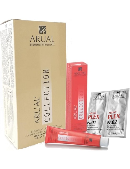 Tinte para cabello Collection Arual tono 2.9 castaño obscuro chocolate