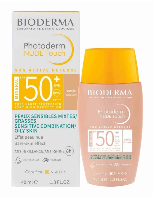 Protector solar FPS 50+ Photoderm Nude Touch Bioderma Defense 40 ml