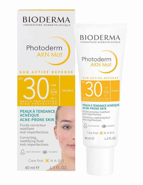 Protector solar FPS 30 Photoderm Akn Mat Bioderma Defense 40 ml