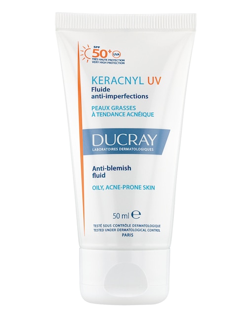 Crema facial recomendada para acné Ducray para piel grasa