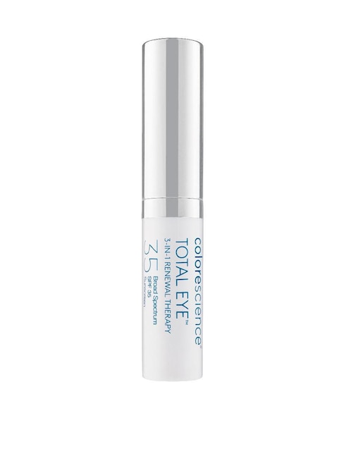Crema para contorno de ojos recomendada para bolsas y ojeras de día y noche Colorescience Total Eye 3-In-1 Renewal Therapy para todo tipo piel
