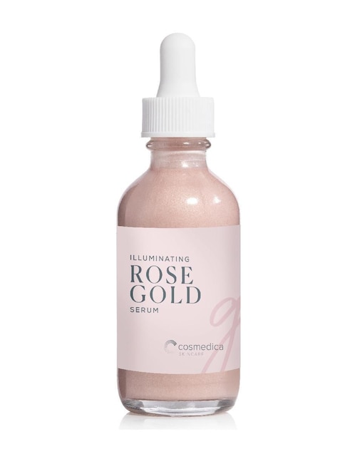 Serum antiedad para rostro Iluminador Rose Gold Antiage Dewy Glow Cosmedica Skincare 60 ml