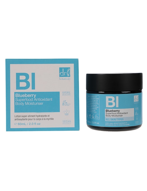 Crema para cuerpo recomendada para hidratar de día y noche Dr. Botanicals Apothecary Natural Collection para todo tipo piel