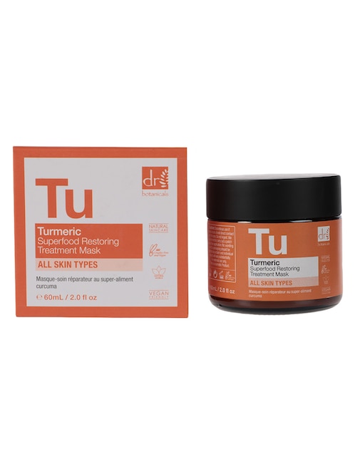 Turmeric Superfood Restoring Treatment Mask para reestructurar 1