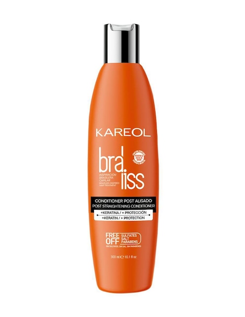 Acondicionador para cabello Post Alisado Keratina Prolongada Kareol 300 ml