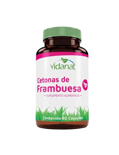 Cetonas sabor frambuesa de 60 cápsulas