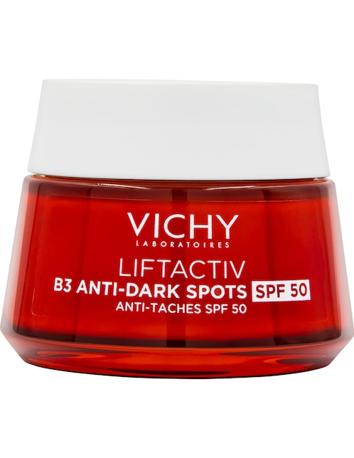 Crema facial Vichy B3 Spf50 Liftactiv 50 ml recomendado para prevenir la aparición de manchas