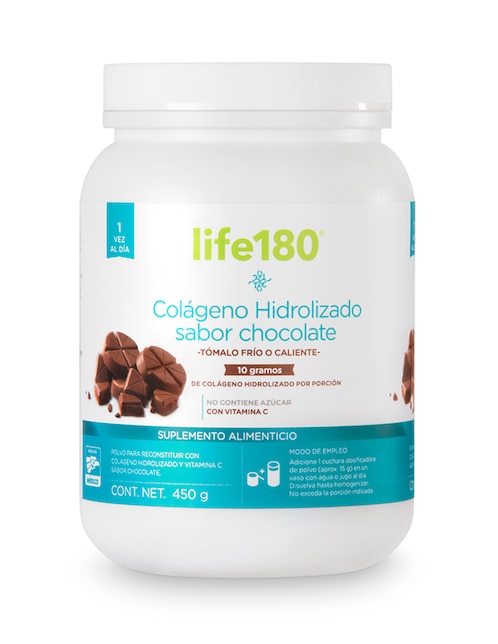 Colágeno Life 180 chocolate 450 g