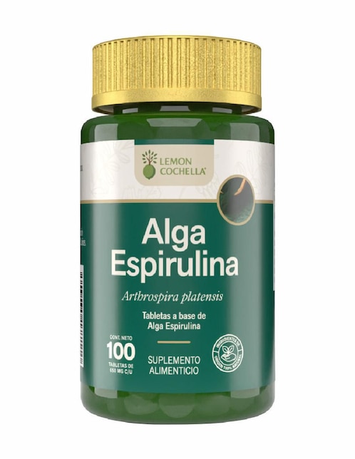 Alga espirulina Lemon Cochella de 100 tab