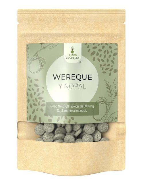 Wereque y Nopal Lemon Cochella 100 tabletas
