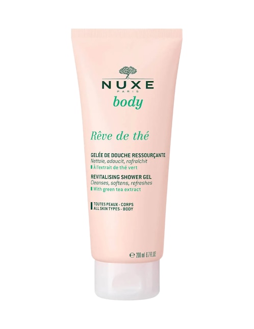 NUXE Limpiador corporal Rêve de thé - gel de ducha revitalizante Nuxe Rêve de thé para hidratar