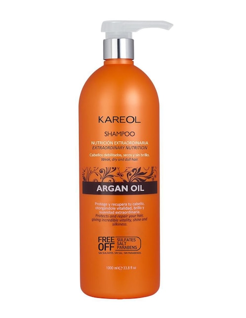 Shampoo reparador para cabello Argan Oil Kareol