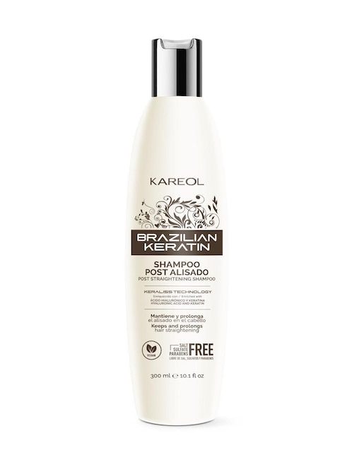Shampoo reparador para cabello Alisado Brasileño Kareol