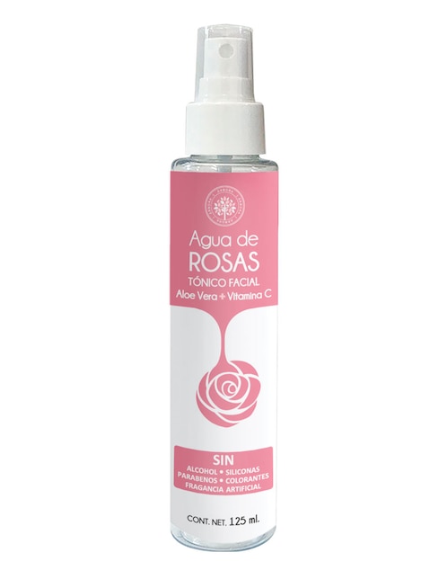 Tónico facial agua de rosas Árbora