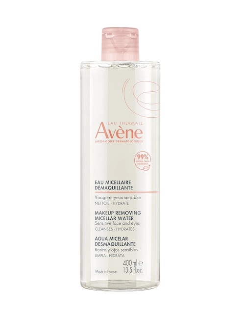 Limpiador facial Agua micelar desmaquillante, limpieza y cuidado para rostro, 400 ml para purificar 1