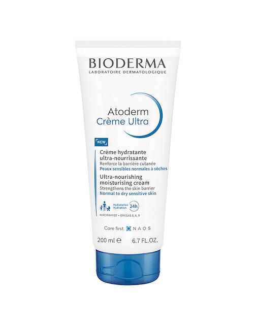 Crema para cuerpo recomendada para humectar día y noche Bioderma Atoderm para piel normal y seca