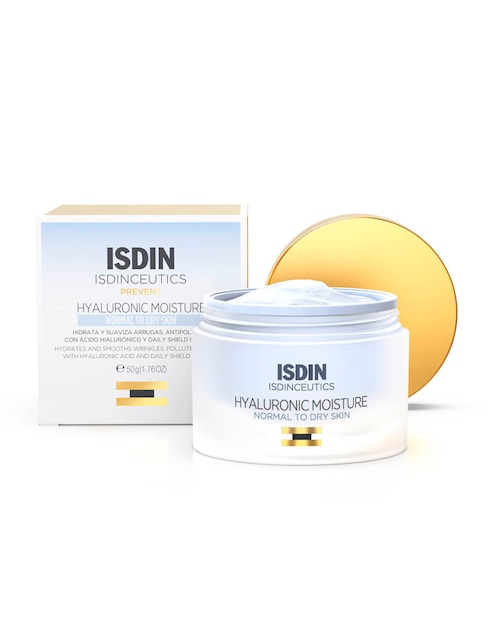 Crema facial recomendada para hidratar de día y noche Isdin Isdinceutics para piel normal y seca