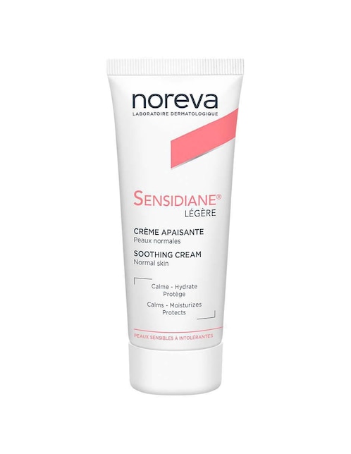 Crema facial recomendada para calmar y aliviar la piel de día y noche Noreva Sencidiane Légére para piel seca y sensible