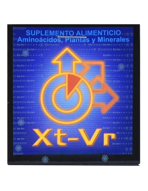 Xt-Vr Xtra Viril con l-arginina sabor natural de 4 tabletas