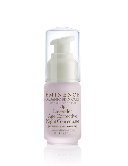 Crema para rostro y labios recomendada para reafirmar noche Eminence Firm Skin para piel normal y seca