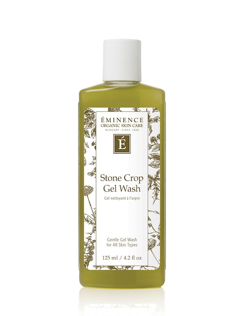 Limpiador facial Éminence stone crop gel wash 125 ml Eminence Bright Skin para disminuir puntos negros