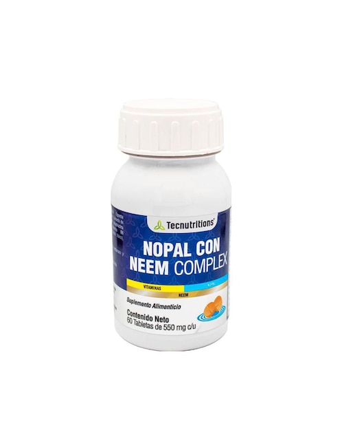 Nopal con Neem Complex con nopal, wereke, neem de 60 tabletas 1