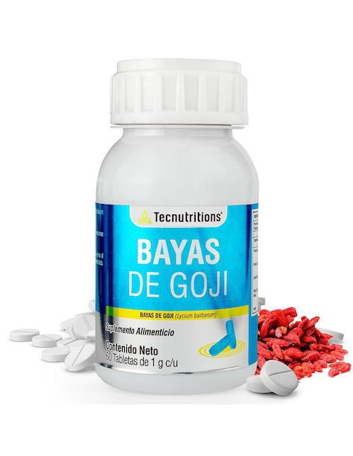 Bayas de Goji Tecnutritions de 60 tabletas