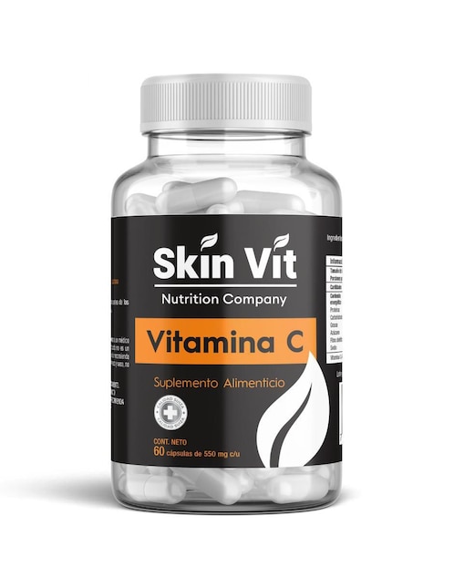 Vitamina C Skin Vit Nutrition Company con vitamina C 60 cápsulas