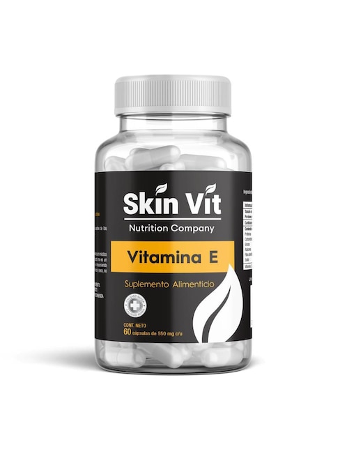 Vitamina E Skin Vit Nutrition Company con vitamina E 60 cápsulas
