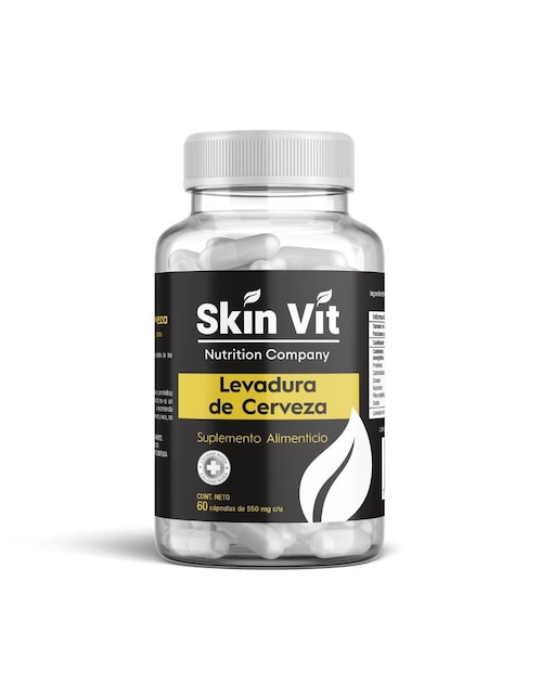 Levadura de cerveza Skin Vit Nutrition Company 60 cápsulas