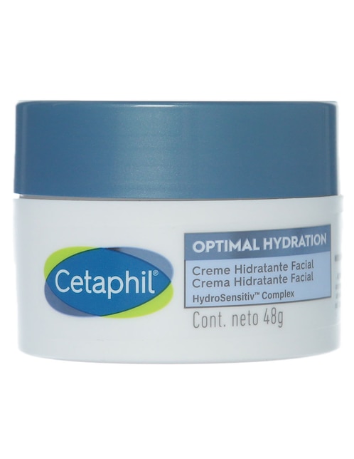 Crema facial recomendada para hidratar de día Cetaphil Optimal Hydration para piel seca y sensible