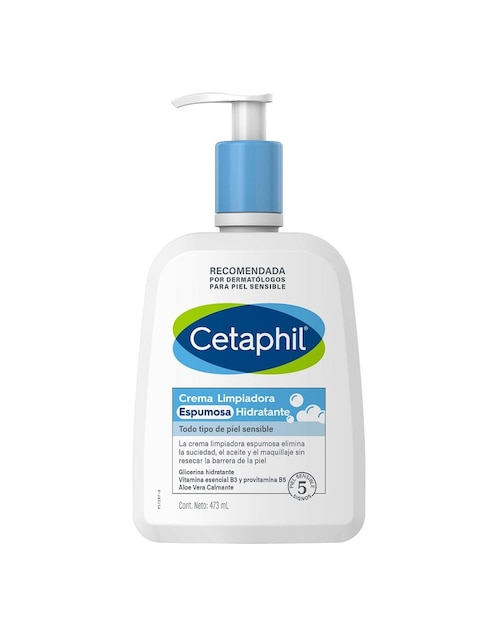 "crema para" rostro y cuerpo "recomendada para" limpiar "de" día y noche cetaphil crema limpiadora espumosa hidratante
 cetaphil cetaphil "para piel" todo tipo piel