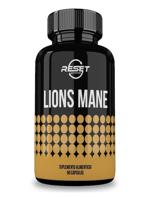 Lions Mane Reset Nutrition con hongo de melena de león de 90 cápsulas