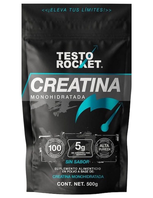 Suplemento Alimenticio Pre Workourt Testo Rocket con creatina monohidratada 500 g